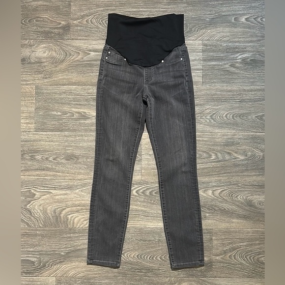 Liverpool Los Angeles Gray The Skinny Maternity Jeans Gray Pregnancy Size 27 / 4 - Picture 1 of 14